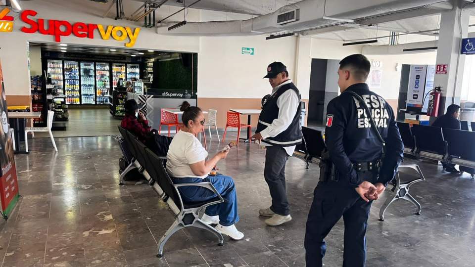 Mantiene Gobierno de Sonora presencia preventiva en centrales de autobuses